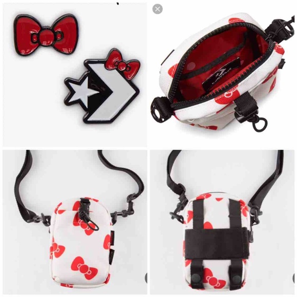 Conv&Hello Kitty Mini Crossbody Bag Comms White W - Picture 7 of 7